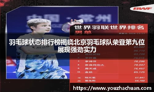 羽毛球状态排行榜揭晓北京羽毛球队荣登第九位展现强劲实力